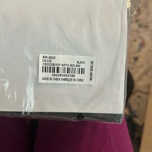 Crossbag with BIG BM black bag NWT